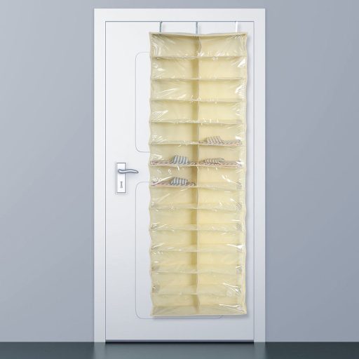 Botník instalovatelný na dveře - béžová