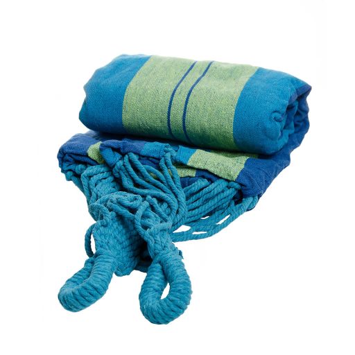 Houpací síť pro dvě osoby - modrá