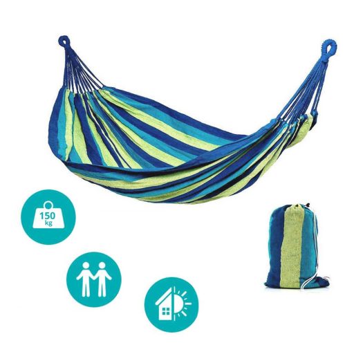 Houpací síť pro dvě osoby - modrá