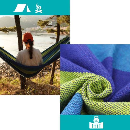 Houpací síť pro dvě osoby - modrá