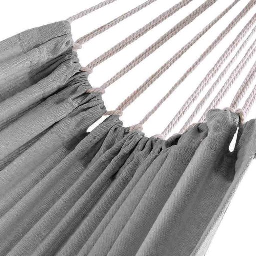 Houpací síť pro dvě osoby - šedá