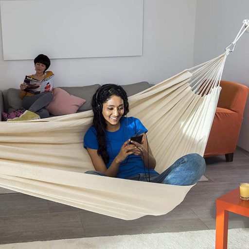 Houpací síť pro dvě osoby-naturální