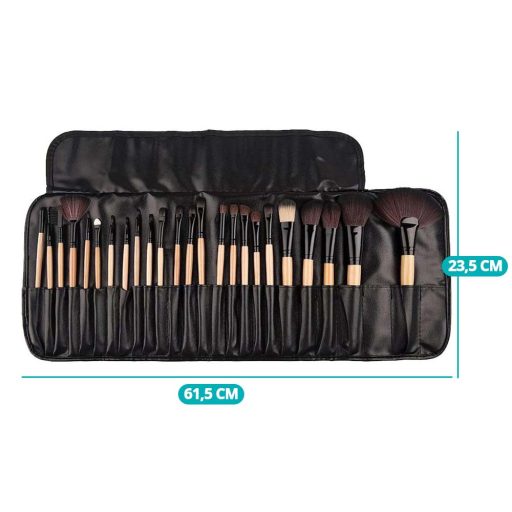 24 dílná sada štětců na líčení