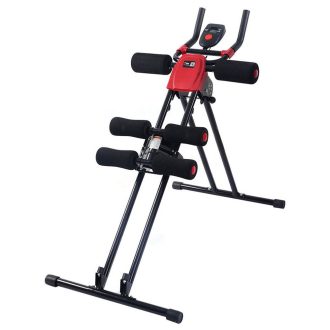 Posilovací stroj na ramenní a břišní svaly