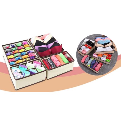 4-dílný organizér-béžový