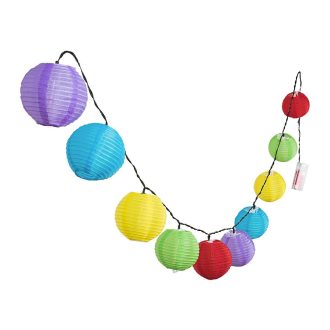Party lampiony, 10 LED, na baterie