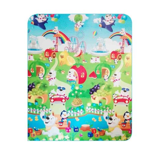 Hrací koberec pro děti - modrý