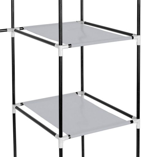 Mobilní šatní skříň ve velikosti 130x45x170 cm - bordová