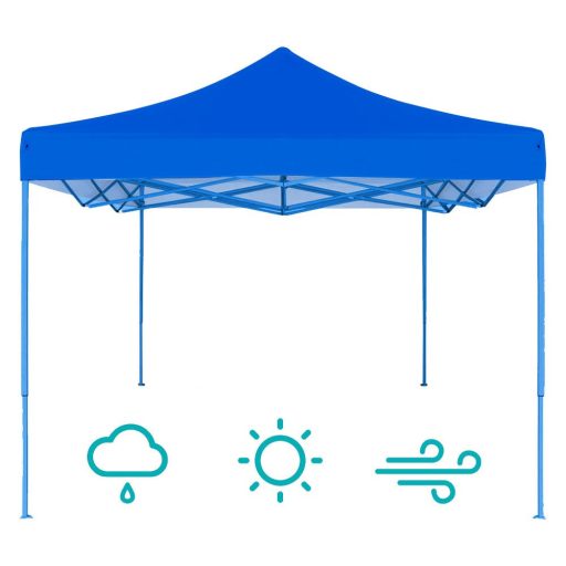 Skládací zahradní pavilon - různé typy - 2,9x2,9m - modrá - pavilon