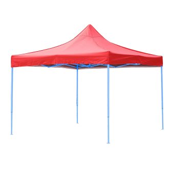   Skládací zahradní pavilon - různé typy -  2,9x2,9m - červená - pavilon