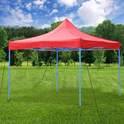 Skládací zahradní pavilon - různé typy -  2,9x2,9m - červená - pavilon