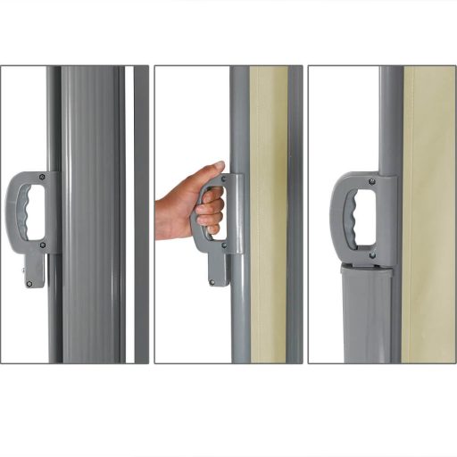 Zatahovací boční markýza volitelná v typu a barvě - jednoduchá, béžová