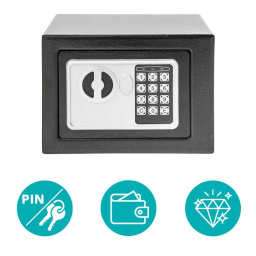 Digitální trezor ve 2 typech - malý, černý