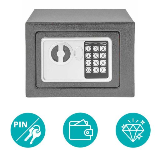 Digitální trezor ve 2 typech - malý, šedý