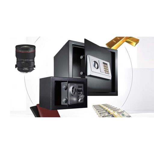 Digitální trezor ve 2 typech - malý, šedý