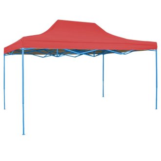   Skládací zahradní pavilon - různé typy - 2,9x4,25m - červená - pavilon