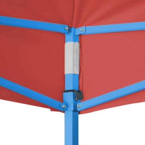 Skládací zahradní pavilon - různé typy - 2,9x4,25m - červená - pavilon