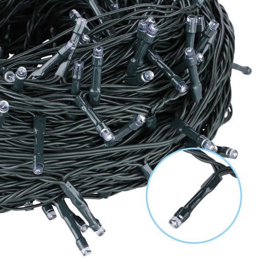 LED světelný řetěz s možností výběru velikosti a barvy - 120 LED, teplá bílá