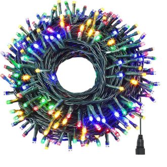   LED světelný řetěz s možností výběru velikosti a barvy - 120 LED, barevná