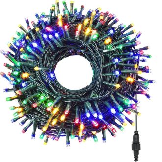   LED světelný řetěz s možností výběru velikosti a barvy - 360 LED, barevná