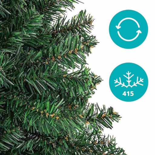 Umělý vánoční stromeček Nordmann s kovovým stojanem ve 4 velikostech - 150 cm