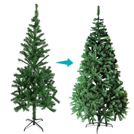 Umělý vánoční stromeček Nordmann s kovovým stojanem ve 4 velikostech - 210 cm