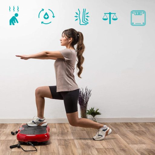 Vibrační plošina ve 3 barvách - červená