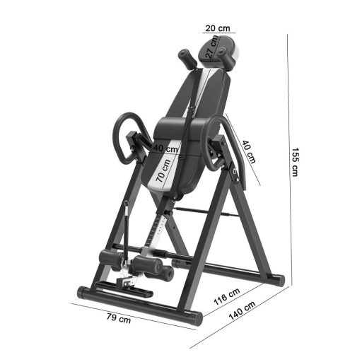 Inverzní lavice na uvolnění páteře