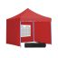 Skládací zahradní pavilon - různé typy - 2,9x2,9m - červená - pavilon+boční stěna+přenosná taška