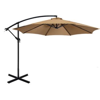 Závěsný slunečník 2,7 m - více barev - khaki