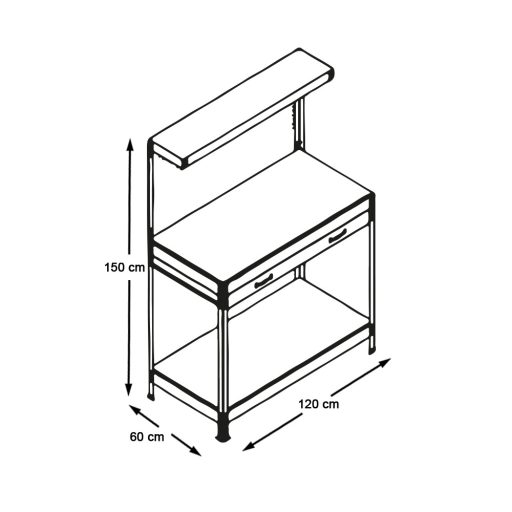 Pracovní stůl do garáže, do dílny