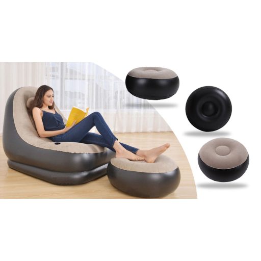 Nafukovací křeslo s podnožkou