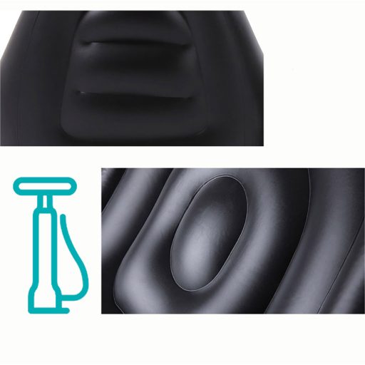 Nafukovací křeslo s podnožkou