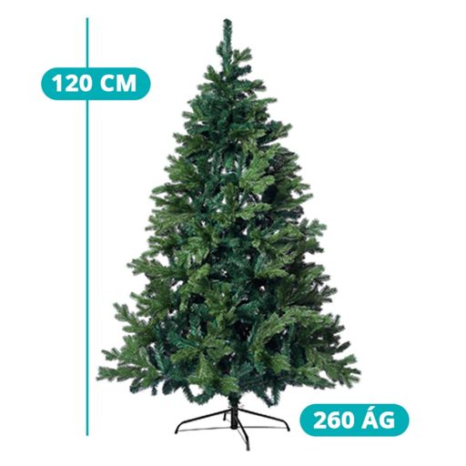 3D vánoční stromek s kovovým stojanem v několika velikostech - 120 cm