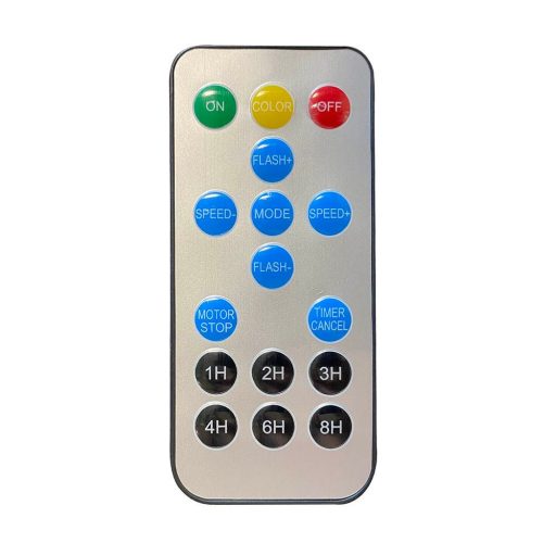 Projektor vánočního osvětlení, 8 programů