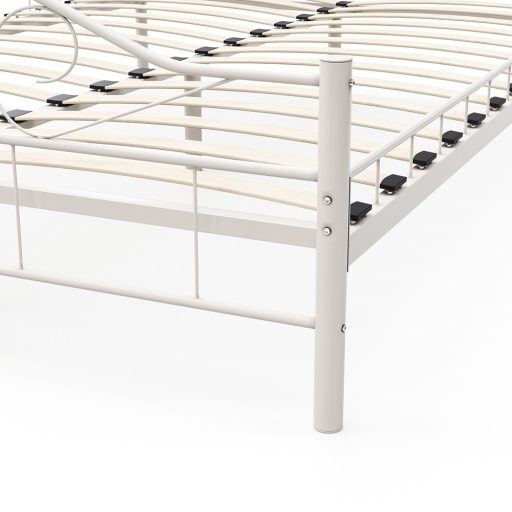 Mimi postelový rám s roštem jako dárek, ve více rozměrech a barvách - bílý 160x200 cm