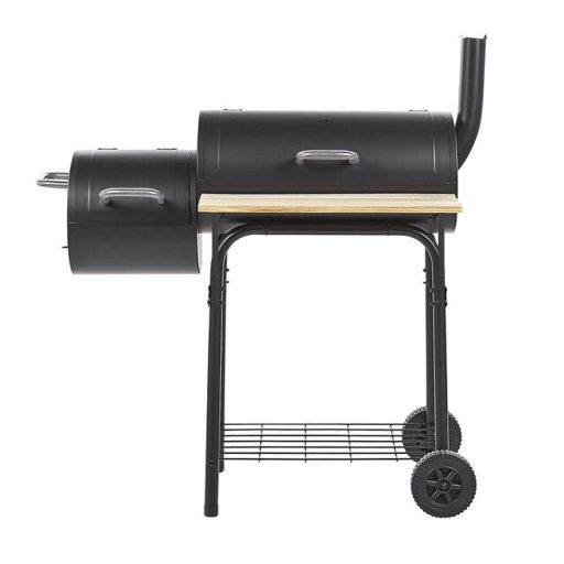 2v1 BBQ gril a smoker na drěvěné uhlí