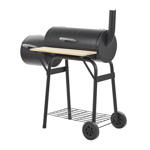 2v1 BBQ gril a smoker na drěvěné uhlí