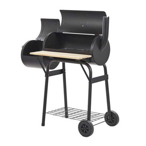 2v1 BBQ gril a smoker na drěvěné uhlí