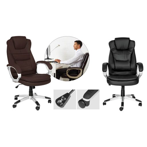 Šéfovská kancelářská židle RELAX ve více barvách - šedá