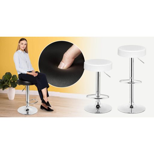 2 ks Classic barových židlí ve volitelné barvě - bílá