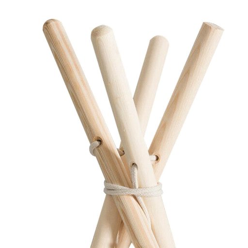 Indiánský stan pro děti ve více barvách - bílá