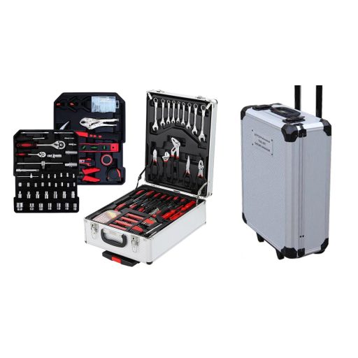 187 kusová sada nářadí v kolečkovém kufru