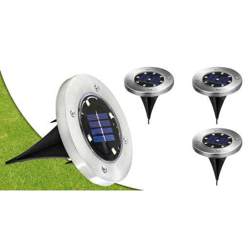 Solární venkovní vestavěná lampa, 4ks