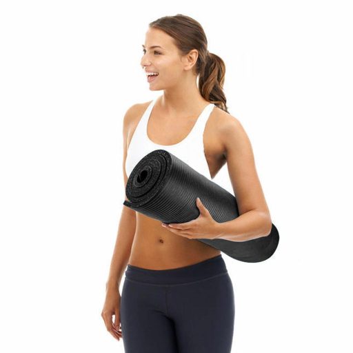 Podložka na jógu, s taškou jako dárek, ve 3 barvách - černá