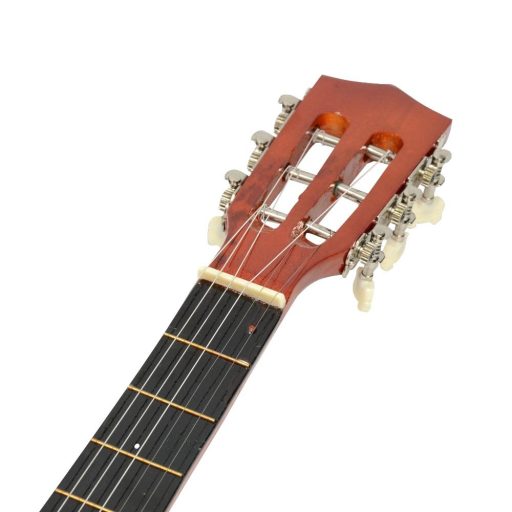 Akustická kytara s příslušenstvím pro začátečníky s ladičkou jako dárek, ve 2 barvách - hnědá