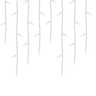   Světelný rampouchový LED závěs ve 2 velikostech, studená bílá - 230 LED