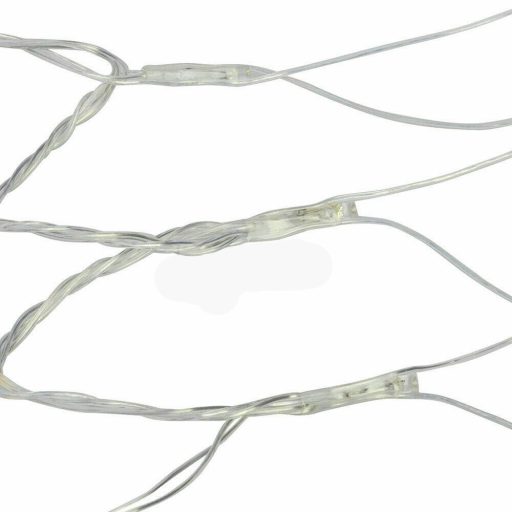 128 LED-ový světelný řetěz ve 2 barvách - studená bílá