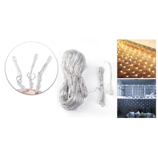 128 LED světelný řetěz ve 2 barvách