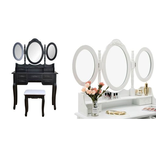 Toaletní stolek Milano, ve více barvách-bílý